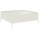 højbed 100x100x41 cm stål hvid
