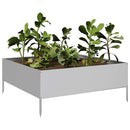 højbed 100x100x41 cm galvaniseret stål