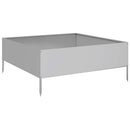 højbed 100x100x41 cm galvaniseret stål