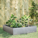 højbed 100x100x41 cm galvaniseret stål