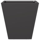 plantekasse 30x30x30 cm stål sort