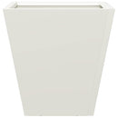 plantekasse 30x30x30 cm stål hvid