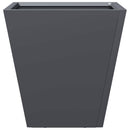plantekasse 30x30x30 cm stål antracitgrå