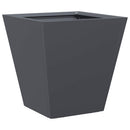 plantekasse 30x30x30 cm stål antracitgrå