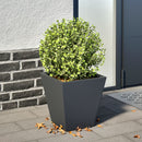 plantekasse 30x30x30 cm stål antracitgrå