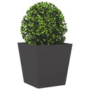 plantekrukker 2 stk. 40x40x40 cm stål sort