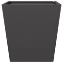 plantekrukker 2 stk. 40x40x40 cm stål sort