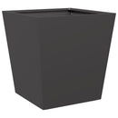 plantekrukker 2 stk. 40x40x40 cm stål sort