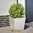plantekrukker 2 stk. 40x40x40 cm rustfrit stål