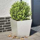 plantekrukker 2 stk. 40x40x40 cm rustfrit stål