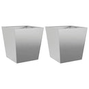 plantekrukker 2 stk. 40x40x40 cm galvaniseret stål