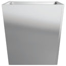 plantekasser 2 stk. 50x50x50 cm galvaniseret stål