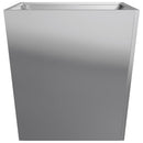 plantekasser 2 stk. 50x50x50 cm galvaniseret stål