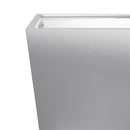 plantekasser 2 stk. 50x50x50 cm galvaniseret stål
