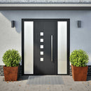 Havekrukker 2 stk 50x50x50 cm Forvitringsstål