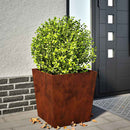 Havekrukker 2 stk 50x50x50 cm Forvitringsstål