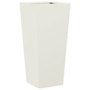plantekrukker 2 stk. 35x35x75 cm stål hvid