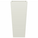 plantekrukker 2 stk. 35x35x75 cm stål hvid