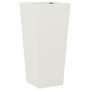 plantekrukker 2 stk. 35x35x75 cm stål hvid