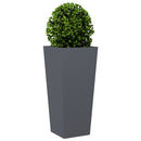 plantekrukker 2 stk. 35x35x75 cm stål antracitgrå