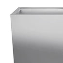 plantekrukker 2 stk. 35x35x75 cm galvaniseret stål