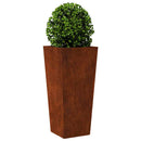 Havekrukker 2 stk 35x35x75 cm Forvitringsstål