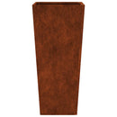 Havekrukker 2 stk 35x35x75 cm Forvitringsstål