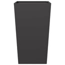plantekrukke 45x45x75 cm stål sort