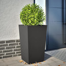 plantekrukke 45x45x75 cm stål sort
