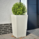 plantekrukke 45x45x75 cm stål hvid