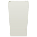 plantekrukker 2 stk. 45x45x75 cm stål hvid