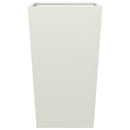 plantekrukker 2 stk. 45x45x75 cm stål hvid