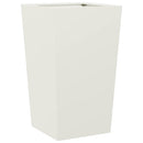 plantekrukker 2 stk. 45x45x75 cm stål hvid