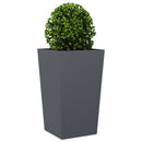 plantekrukke 45x45x75 cm stål antracitgrå