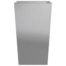 plantekrukker 2 stk. 45x45x75 cm galvaniseret stål