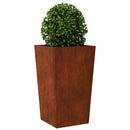 Havekrukker 2 stk 45x45x75 cm Forvitringsstål