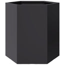 Havekrukker 2 stk. 46x40x45 cm sekskantet stål sort