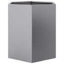 Havekrukker 2 stk 46x40x45cm sekskantet galvaniseret stål sort
