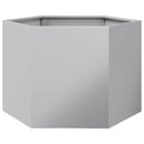 plantekasse 69x60x45 cm sekskantet galvaniseret stål
