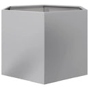 plantekasse 69x60x45 cm sekskantet galvaniseret stål