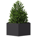 plantekasse 104x90x45 cm sekskantet stål sort