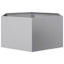 plantekasse 104x90x45 cm sekskantet galvaniseret stål