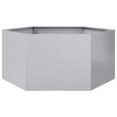 plantekasse 104x90x45 cm sekskantet galvaniseret stål