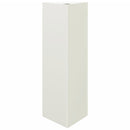 plantekrukke 30x26x75 cm trekantet stål hvid