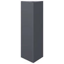 plantekrukke 30x26x75 cm trekantet stål antracitgrå