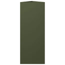 plantekrukke 30x26x75 cm trekantet stål olivengrøn