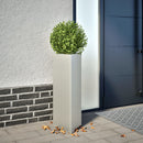plantekasse 30x26x75 cm trekantet rustfrit stål