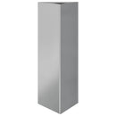 plantekasse 30x26x75 cm trekantet galvaniseret stål