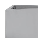 plantekasse 30x26x75 cm trekantet galvaniseret stål
