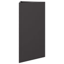 plantekrukker 2 stk. 40x34,5x75 cm trekantet stål sort